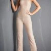 Jovani - 3816 Beaded One Shoulder Split Jumpsuit 2 Jovani - 3816 Beaded One Shoulder Split Jumpsuit