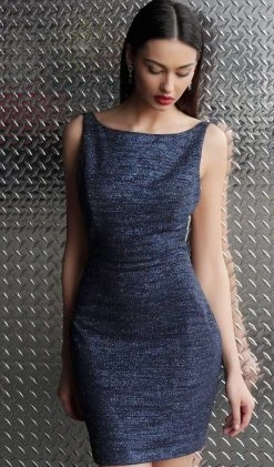 Jovani - 42863 Sleeveless Bateau Neck Jersey Dress 11 Jovani - 42863 Sleeveless Bateau Neck Jersey Dress