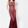 Jovani - 50757 Sleeveless Stretch Lace Trumpet Gown