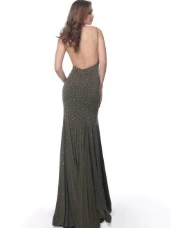 Jovani - 63563 Studded Backless Jersey Trumpet Gown 28 Jovani - 63563 Studded Backless Jersey Trumpet Gown