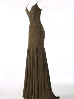 Jovani - 63563 Studded Backless Jersey Trumpet Gown 29 Jovani - 63563 Studded Backless Jersey Trumpet Gown