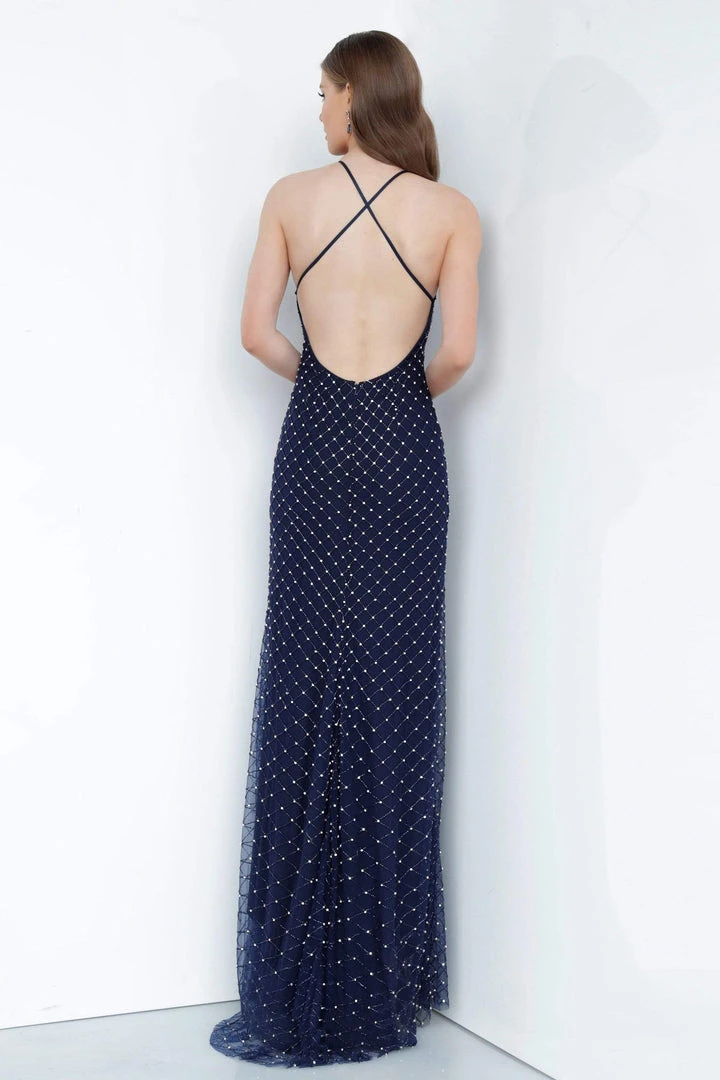 Jovani - 67317 Sleeveless V-Neck Column Dress 4 Jovani - 67317 Sleeveless V-Neck Column Dress