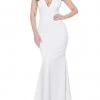 Jovani - 67865 Deep V-Neck Trumpet Dress 2 Jovani - 67865 Deep V-Neck Trumpet Dress