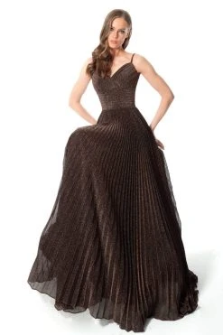 Jovani - 68091 Glittered Sweetheart Maxi Dress