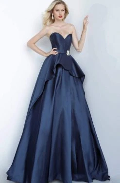 Jovani - 68377 Strapless Sweetheart Ballgown With Train