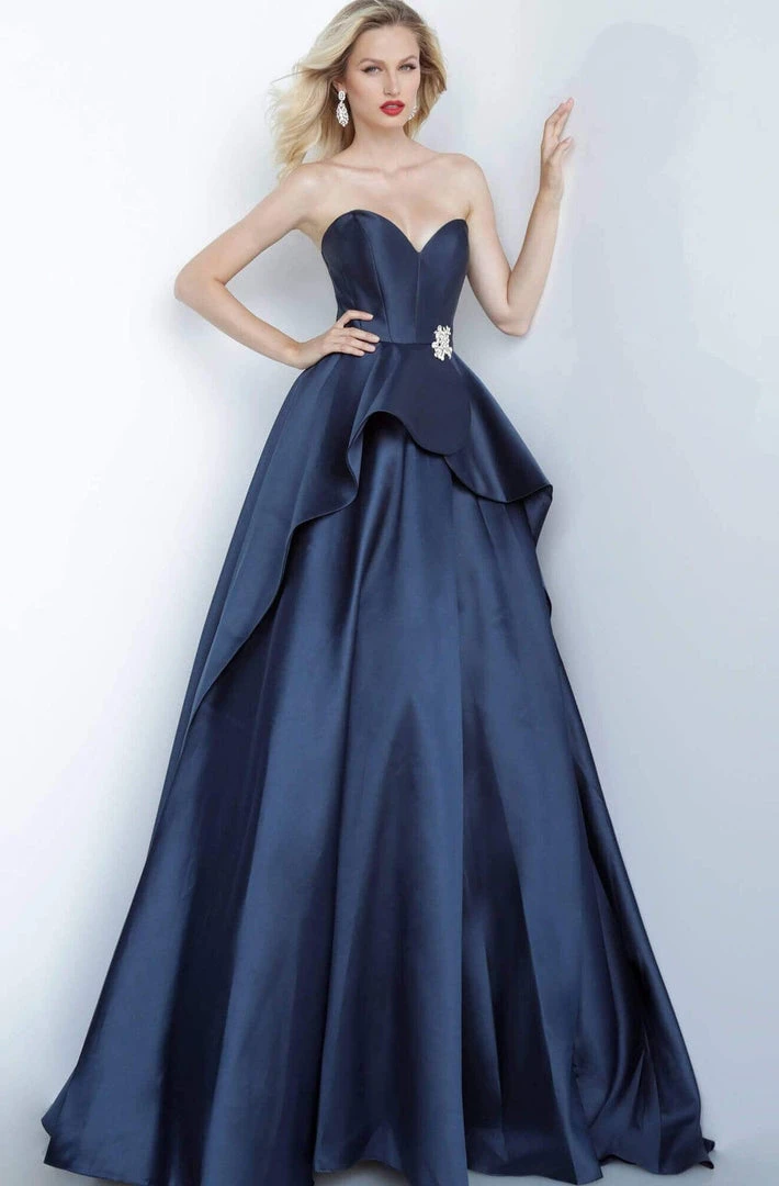 Jovani - 68377 Strapless Sweetheart Ballgown With Train 3 Jovani - 68377 Strapless Sweetheart Ballgown With Train