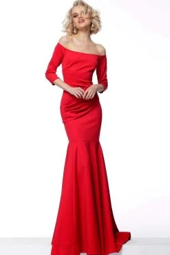 Jovani - 68416 Off-Shoulder Mermaid Dress