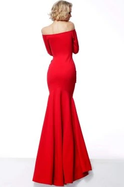 Jovani - 68416 Off-Shoulder Mermaid Dress