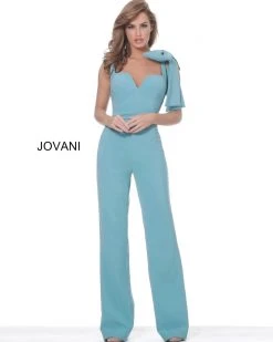 Jovani - 68997 Sleeveless V-neck Jumpsuit 11 Jovani - 68997 Sleeveless V-neck Jumpsuit