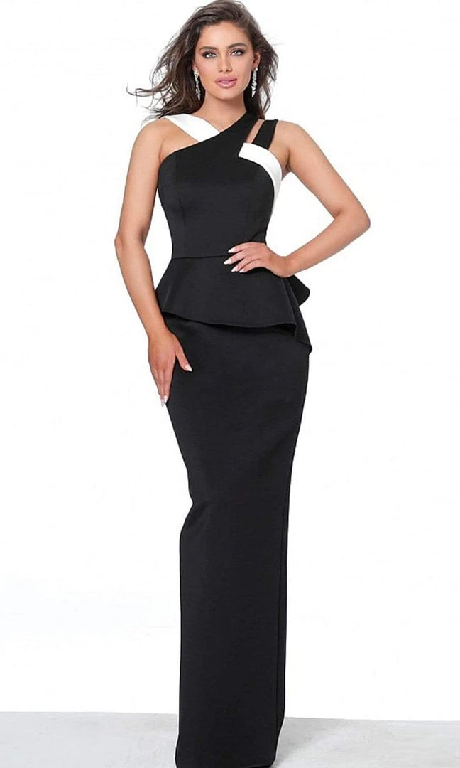 Jovani - 8104 Criss Cross Halter Sheath Dress 3 Jovani - 8104 Criss Cross Halter Sheath Dress