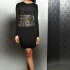 Jovani - Long Sleeve Cocktail Dress With Grommets M307