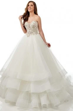 Lo'Adoro Bridal By Rachel Allan - M745 Strapless Sweetheart Ballgown