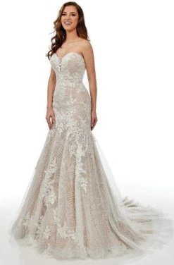 Lo'Adoro Bridal By Rachel Allan - M746 Sweetheart Neck Mermaid Gown
