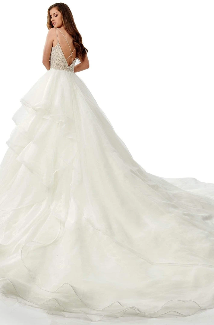 Lo'Adoro Bridal By Rachel Allan - M747 Crystal Beaded Sweetheart Ballgown 4 Lo'Adoro Bridal By Rachel Allan - M747 Crystal Beaded Sweetheart Ballgown