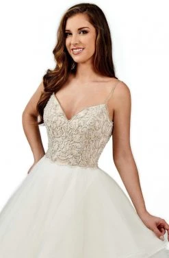 Lo'Adoro Bridal By Rachel Allan - M747 Crystal Beaded Sweetheart Ballgown 10 Lo'Adoro Bridal By Rachel Allan - M747 Crystal Beaded Sweetheart Ballgown