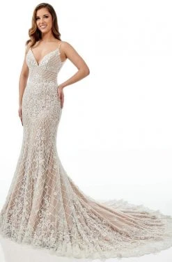 Lo'Adoro Bridal By Rachel Allan - M748 Sleeveless Sweetheart Fitted Gown