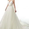 Lo'Adoro Bridal By Rachel Allan - M756 Plunging V-Neck Ruched Gown