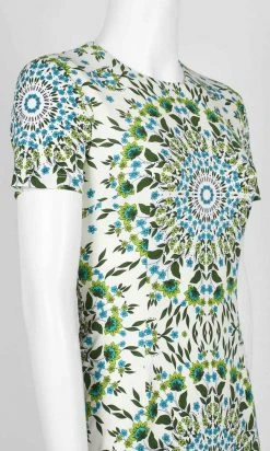 London Times - T2918M Medallion Floral Print Midi Sheath Dress Party Dresses
