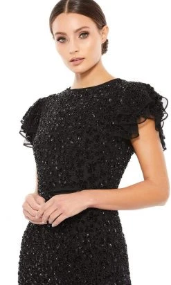 Mac Duggal - 10748 Embellished Jewel Neck Sheath Dress 7 Mac Duggal - 10748 Embellished Jewel Neck Sheath Dress