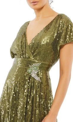 Mac Duggal 10773 - Brooch Detail Evening Gown | Couture Candy 13 Mac Duggal 10773 - Brooch Detail Evening Gown | Couture Candy