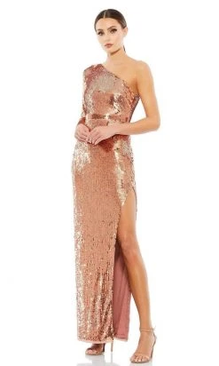 Mac Duggal - 10788 Asymmetric Sequined Gown 7 Mac Duggal - 10788 Asymmetric Sequined Gown