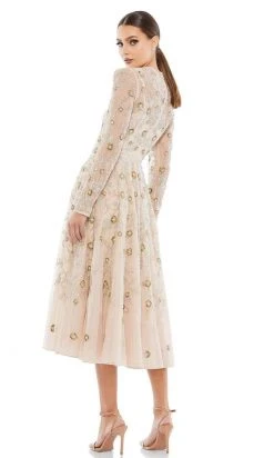 Mac Duggal - 10799 Long Sleeves Embellished Dress