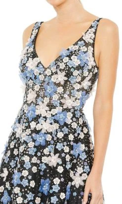 Mac Duggal 11169 - V-Neck Embellished Prom Dress