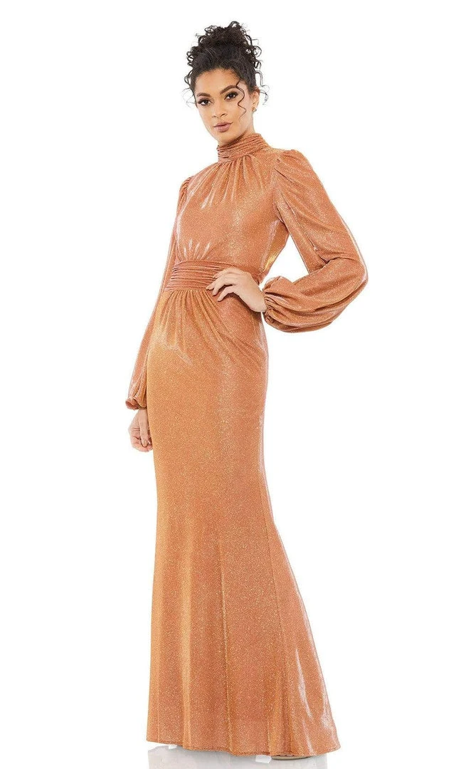 Mac Duggal - 11248 High Neck Ruched Sheath Dress 3 Mac Duggal - 11248 High Neck Ruched Sheath Dress