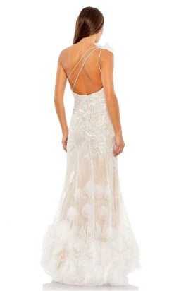Mac Duggal - 11300 Asymmetric Embroidered Long Gown