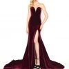 Mac Duggal - 12079R Plunging Strapless Evening Gown