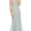 Mac Duggal 20242 - Sleeveless Sequin Mermaid Dress