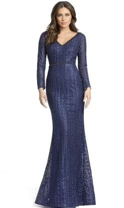 Mac Duggal 20271 - Embroidered Long Sleeve Evening Dress 11 Mac Duggal 20271 - Embroidered Long Sleeve Evening Dress