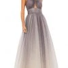Mac Duggal 20376 - Halter Ombre Evening Gown