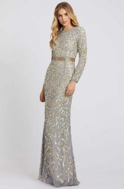 Mac Duggal - 4316D Sequined Mesh Lace Gown
