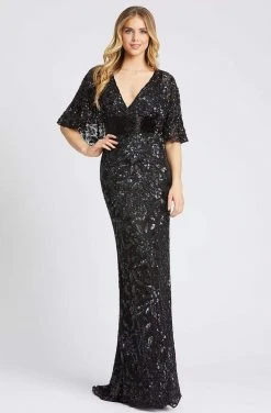 Mac Duggal - 4574D Embellished V-Neck Sheath Dress