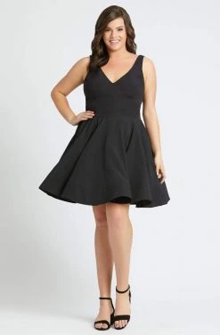 Mac Duggal - 48771F Sleeveless Wide Banded Empire Waist Cocktail Dress