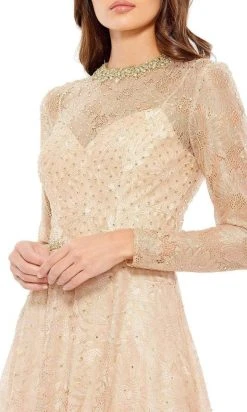 Mac Duggal - 49188 Illusion Jewel Embroidered Gown