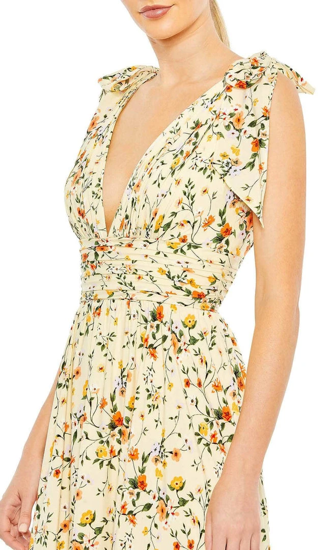 Mac Duggal 50657 - Sleeveless V-Neck A-Line Dress 8 Mac Duggal 50657 - Sleeveless V-Neck A-Line Dress