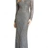 Mac Duggal - 5240 Embellished Long Sleeve Sheath Dress