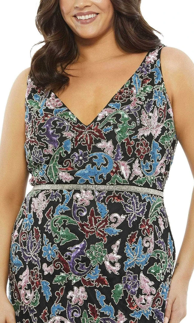 Mac Duggal 5514 - Sleeveless V-neckline Casual Short Dress 5 Mac Duggal 5514 - Sleeveless V-neckline Casual Short Dress