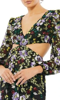 Mac Duggal 5566 - Floral Sequin Evening Gown | Couture Candy 7 Mac Duggal 5566 - Floral Sequin Evening Gown | Couture Candy