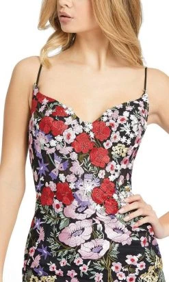 Mac Duggal - 67459 Crisscross Back Floral Sheath Dress