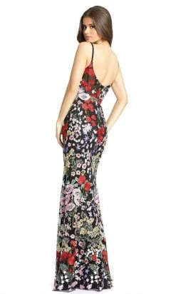 Mac Duggal - 67473 Floral Embroidered Evening Dress