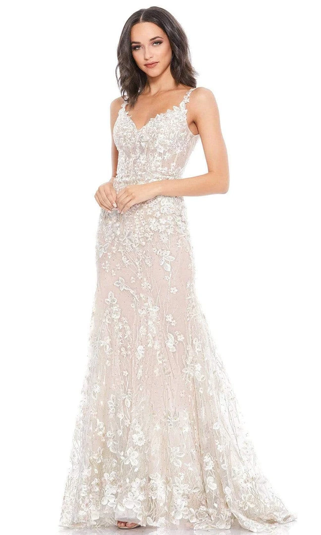 Mac Duggal - 67492 Embroidered Floral A-Line Dress 3 Mac Duggal - 67492 Embroidered Floral A-Line Dress