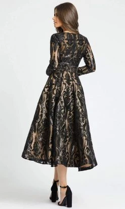 Mac Duggal - 67529 Long Sleeve Embellished Empire Dress