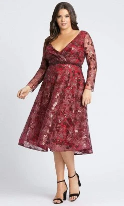 Mac Duggal - 67541 Floral Patterned A-Line Dress