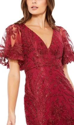 Mac Duggal 67546 - Embroidered V-neck Formal Dress 7 Mac Duggal 67546 - Embroidered V-neck Formal Dress