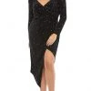 Mac Duggal - 67731 Beaded Polka Dot Sheath Dress 1 Mac Duggal - 67731 Beaded Polka Dot Sheath Dress