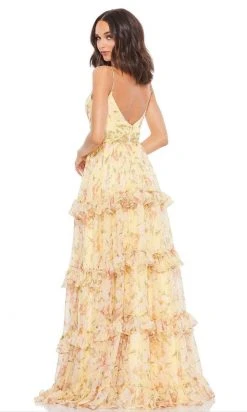 Mac Duggal - 67794 Floral Printed A-Line Tiered Dress