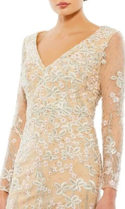 Mac Duggal 67892 - Floral Laced Evening Dress 7 Mac Duggal 67892 - Floral Laced Evening Dress